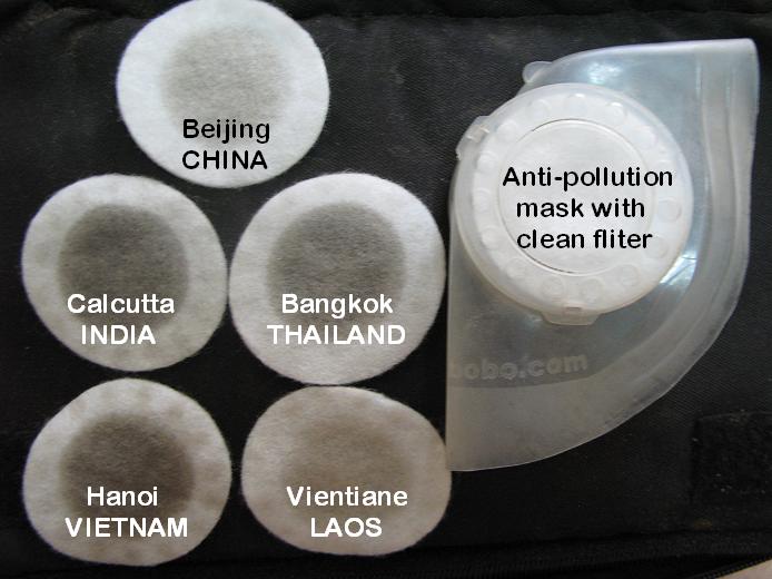 filters collected in Delhi, Calcutta, the Indian countryside and Bangkok